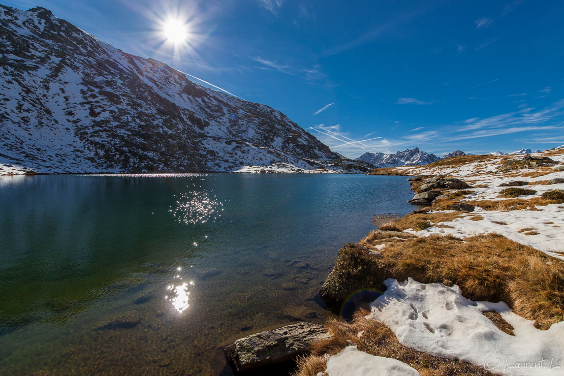 Lac du Serpent  |  1/400 s à f/7,1 - 100 ISO - 15 mm  |  28/10/2016 - 11:27  |  45°3'11" N 6°33'42" E  |  2498 m